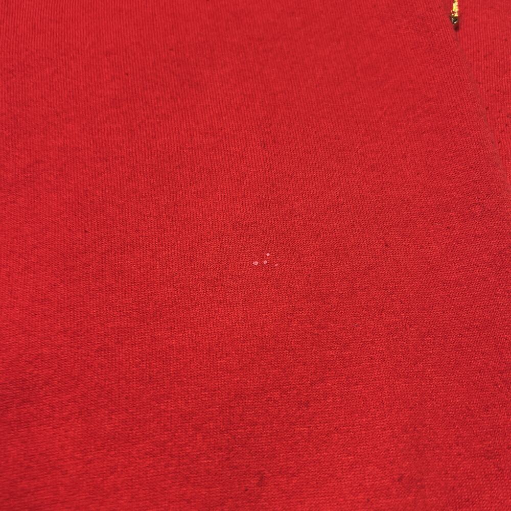 Vintage 80s Jerzees Handmade Patchwork Christmas … - image 7